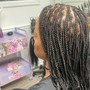 Braid Bar Styles / 2 Feed-In Braids (French braids)