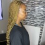 Takedown box braids and knotless