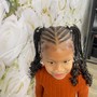 Braid Bar Styles / 2 Feed-In Braids (French braids)