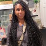 Knotless Boho Medium Box Braids