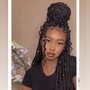 Knotless Boho Medium Box Braids