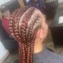 Takedown braids