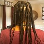 Knotless braids medium butt length