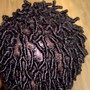 Crochet instant locs ear length (65-90 locs)