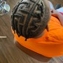 Kids Cornrows w/hair& beads