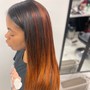 Sew in with leave out