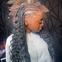 Freestyle + Fulani + sew-in