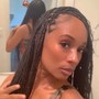 Medium knotless Braids