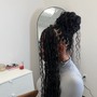 French curl braids