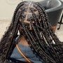 Braid Bar Style/Fulani braids/ large knotless