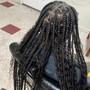 Braid Bar Style/Fulani braids/ large knotless