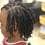 Kid braid styles, crochets or added weave styles