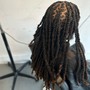 Loc Maintenance, Rope twists  (ear length/short locs)