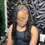 Adults Medium Mid-back knotless Braids