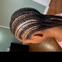 Large Knotless Braids