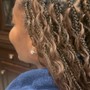 Knotless French Curls Braids (Medium)