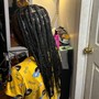 Large box braids (back length, waist )