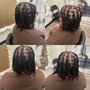 Two strand Twists no hair added (men)