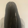 Loc attachments/extensions with hair