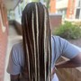 Large Knotless Braids