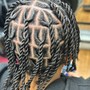 Natural box braids