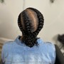 (Sm) Braids In-between/ Single Stitch Braid