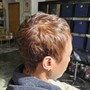 Highlight/lowlight(half head)style