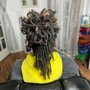 SisterLocks/ Micro Loc Style - Twists or Bantu knots, Braids