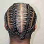 Two Feed-In French Braids