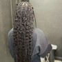 Fulani braids plaits/Knotless in the back