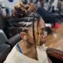 Loc Retwist  Maintenance (Short) above shoulders