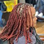 Mid-Back Locs with Ropes