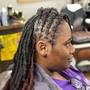 Mid-Back Locs with Ropes