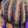 medium knottless  Braids