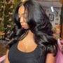 Versatile Quick Weave w/leaveout 3 Raw Hair Bundles Included