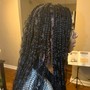 Box Braids small mid back