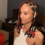 Fulani Braids (rubber band)