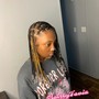 Fulani Braids (rubber band)