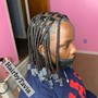 Fulani Braids (rubber band)