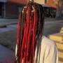 Medium Knotless braids