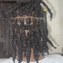 Locs styled