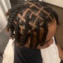 Loc Retwist W/Style (Shoulder Length and Above)