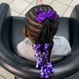 Fulani Braids (half up half down) TINY TOTS ONLY