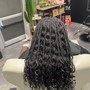 Partial Sew In/Quick Weave with Braids in the front