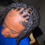 Two strand twist/rope twists Loc Style