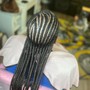 Wig braid down