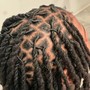 Medium LENGTH loc retwist-NO STYLE