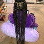 Knotless braids / medium (butt length)