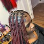 Short boho Braids/With triangle parts