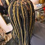 Small Knotless Box Braids